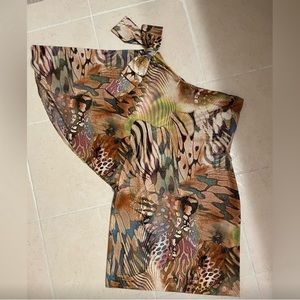 Vintage Cache One Shoulder Dress